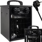 Kép 1/10 - Kaminer Elektromos fűtőventilátor 3000 W, 514m3/h, IPX4, fekete