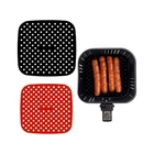 Kép 9/10 - Air Fryer négyzet alakú szilikon betét
