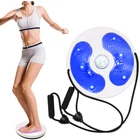 Kép 1/3 - Fitnesz korong gumikötelekkel kék