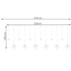 Kép 3/3 - Fényfüggöny 138LED - hideg fehér