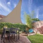 Kép 2/5 - Háromszög alakú napvitorla 3,6 X 3,6 X 3,6 m homok színben