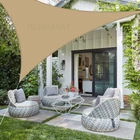 Kép 4/5 - Prémium napvitorla (homok színben, 3,6 x 3,6 x 3,6 méteres)