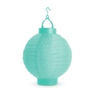 Kép 4/5 - Napelemes lampion (színes, hidegfehér LED, 21 cm)