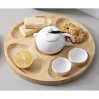 Kép 2/14 - Bambusz forgó kínáló tálca