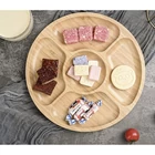 Kép 5/14 - Bambusz forgó kínáló tálca