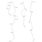 Kép 2/4 - 360 LED-es fényfüggöny kültéri/beltéri, időzítővel, Melegfehér 