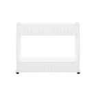 Kép 2/6 - Mobil konyhai polc kerekeken - fehér