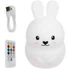Kép 2/5 - RGB éjjeli lámpa távirányítóval (nyuszi)