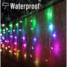 Kép 2/7 - 172 LED-es RGB távirányítós kerti fényfüzér hullámzással, fényeffektusokkal