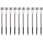 Kép 2/3 - Articasa Napelemes színes inox kerti lámpa szett 10 db