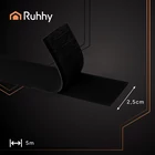 Kép 9/17 - Öntapadó tépőzár szalag 5mx2,5cm fekete