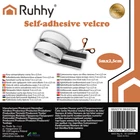 Kép 10/17 - Öntapadó tépőzár szalag 5mx2,5cm fekete