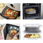 Kép 2/11 - Szilikon betét air fryer sütőhöz 20x20 cm