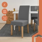 Kép 2/11 - Ruhhy Székhuzat - 6 db sötétszürke 