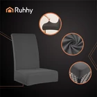 Kép 5/11 - Ruhhy Székhuzat - 6 db sötétszürke 