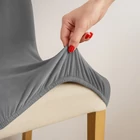 Kép 8/11 - Ruhhy Székhuzat - 6 db sötétszürke 