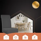 Kép 10/11 - Ruhhy Székhuzat - 6 db sötétszürke 