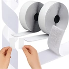 Kép 15/15 - Öntapadó tépőzár szalag 5mx2,5cm fehér