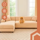 Kép 4/14 - Kanapéhuzat 145-185cm bézs