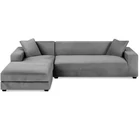 Kép 3/14 - Kanapéhuzat 145-185cm sötétszürke