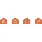 Kép 7/12 - Fehér függő csontváz