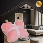 Kép 4/8 - Óriás rózsaszín kapucnis pulóver