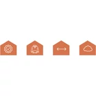 Kép 4/8 - Óriás bézs kapucnis pulóver