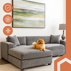 Kép 7/15 - Kanapéhuzat 190-230cm sötétszürke