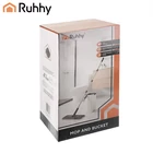 Kép 12/25 - Kétkamrás felmosó szett 8,5 L vödörrel és mopfejekkel