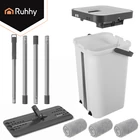 Kép 3/36 - Kétkamrás felmosó szett 11 L vödörrel és mopfejekkel