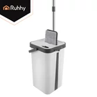 Kép 16/36 - Kétkamrás felmosó szett 11 L vödörrel és mopfejekkel