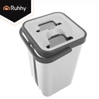 Kép 19/36 - Kétkamrás felmosó szett 11 L vödörrel és mopfejekkel