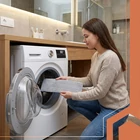 Kép 30/36 - Kétkamrás felmosó szett 11 L vödörrel és mopfejekkel