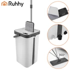 Kép 32/36 - Kétkamrás felmosó szett 11 L vödörrel és mopfejekkel