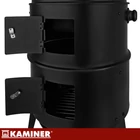 Kép 2/16 - Kerti grillsütő-füstölő 44x80x42cm