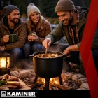 Kép 7/21 - Zománcozott öntöttvas bogrács 8 L