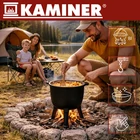 Kép 16/21 - Zománcozott öntöttvas bogrács 8 L