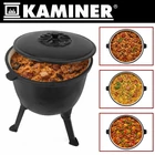 Kép 17/21 - Zománcozott öntöttvas bogrács 8 L