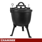 Kép 19/21 - Zománcozott öntöttvas bogrács 8 L