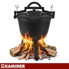 Kép 20/21 - Zománcozott öntöttvas bogrács 8 L