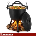 Kép 21/21 - Zománcozott öntöttvas bogrács 8 L