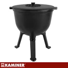 Kép 2/22 - Zománcozott öntöttvas bogrács 10L