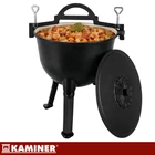 Kép 4/22 - Zománcozott öntöttvas bogrács 10L