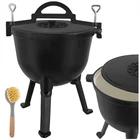 Kép 15/22 - Zománcozott öntöttvas bogrács 10L