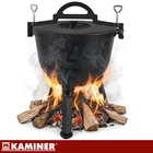 Kép 20/22 - Zománcozott öntöttvas bogrács 10L