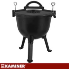 Kép 22/22 - Zománcozott öntöttvas bogrács 10L