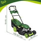 Kép 32/35 - Benzinmotoros fűnyíró 3,4 kW