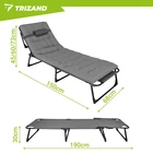 Kép 12/26 - Trizand Összecsukható kerti nyugágy