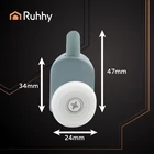 Kép 3/7 - Zuhanykabin görgők 8 db.