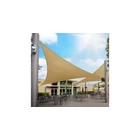 Kép 2/8 - Háromszög alakú napvitorla 3,6x3,6 m homok színben